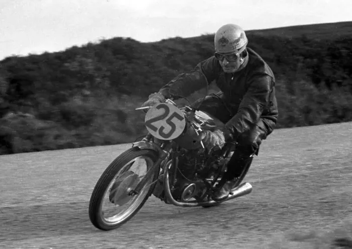 Framed Print : Frank Cope MV 1954 Ultra Lightweight TT Framed Print : Frank Cope MV 1954 Ultra Lightweight TT