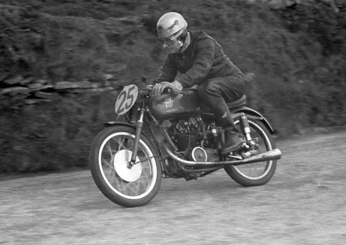Framed Print : Frank Cope MV 1954 Ultra Lightweight TT Framed Print : Frank Cope MV 1954 Ultra Lightweight TT