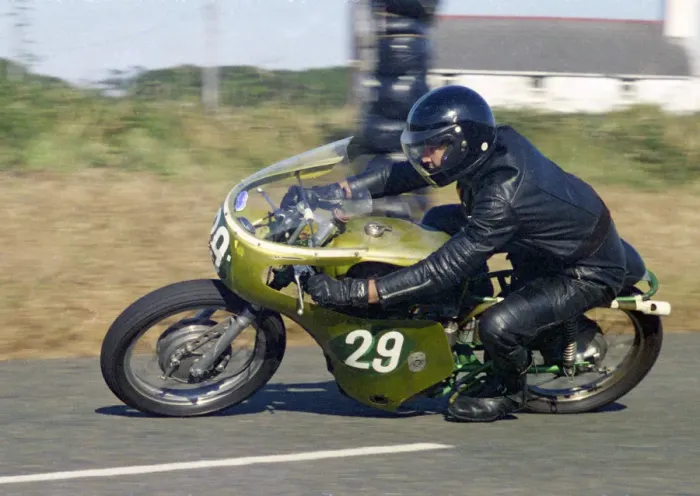 Framed Print : Frank Drinkwater (Ducati) 1976 Jurby Airfield Framed Print : Frank Drinkwater (Ducati) 1976 Jurby Airfield