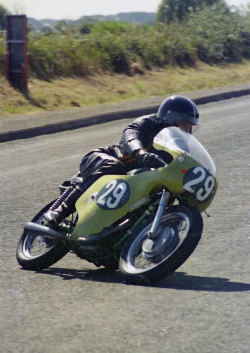 Framed Print : Frank Drinkwater (Ducati) 1976 Jurby Road Framed Print : Frank Drinkwater (Ducati) 1976 Jurby Road