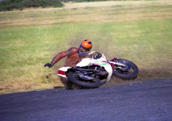 Framed Print : Frank Kennedy (Yamaha) 1976 Jurby Airfield Framed Print : Frank Kennedy (Yamaha) 1976 Jurby Airfield