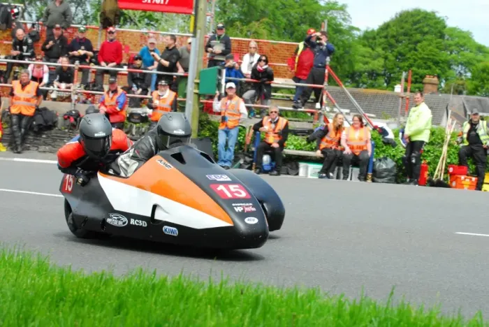 Framed Print : Frank Lelias & Charlie Richardson (LCR) 2013 Sidecar TT Framed Print : Frank Lelias & Charlie Richardson (LCR) 2013 Sidecar TT