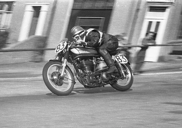 Frank Norris (Norton) 1951 Senior Manx Grand Prix