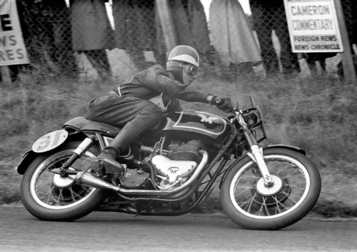 Framed Print : Frank Perris (Matchless) 1955 Scarborough Framed Print : Frank Perris (Matchless) 1955 Scarborough
