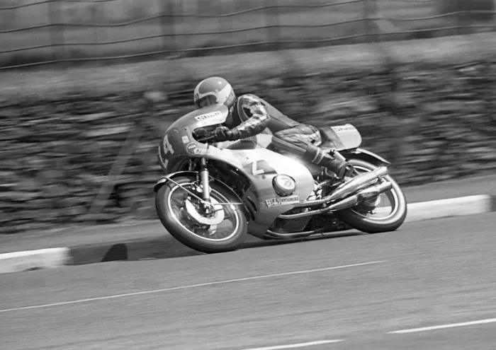Framed Print : Frank Rutter (Honda) 1976 Production TT Framed Print : Frank Rutter (Honda) 1976 Production TT