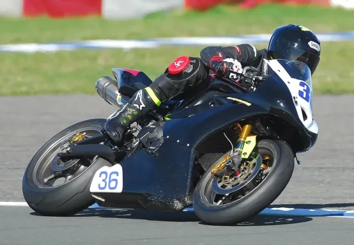 Framed Print : Frankie Stennett (Triumph) April; Jurby Framed Print : Frankie Stennett (Triumph) April; Jurby