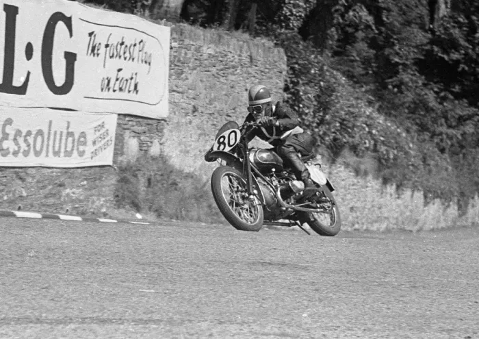 Framed Print : Franz Pados (Douglas) 1949 Junior Clubman TT Framed Print : Franz Pados (Douglas) 1949 Junior Clubman TT