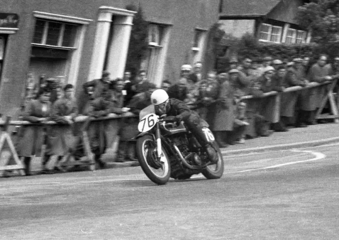 Framed Print : Fred Cook (Matchless) 1956 Senior TT Framed Print : Fred Cook (Matchless) 1956 Senior TT