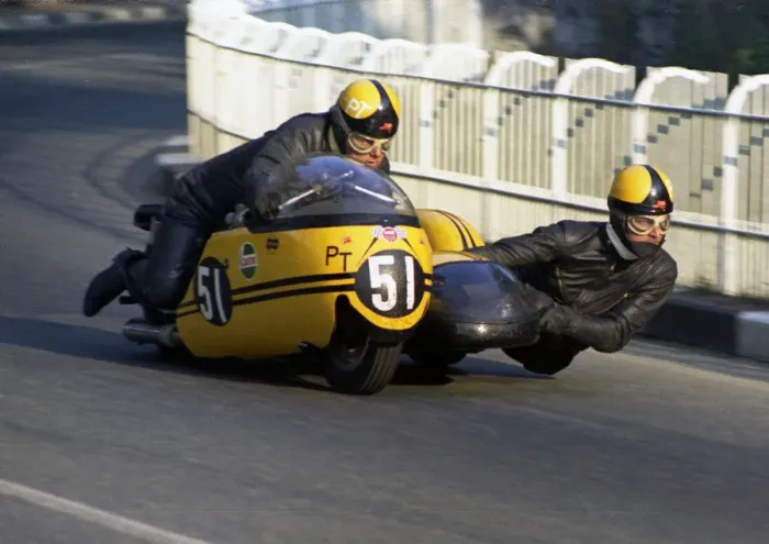 Framed Print : Fred Cornbill & Mike Tinkler (Triumph) 1971 500 Sidecar TT Framed Print : Fred Cornbill & Mike Tinkler (Triumph) 1971 500 Sidecar TT