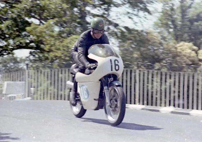Framed Print : Fred Stevens (AJS) 1965 Junior TT Framed Print : Fred Stevens (AJS) 1965 Junior TT