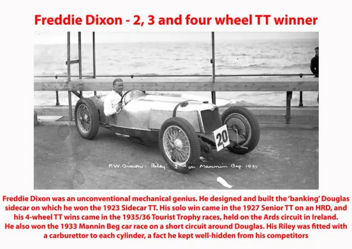 Framed Print : Freddie Dixon - 2, 3 and four-wheel TT winner Framed Print : Freddie Dixon - 2, 3 and four-wheel TT winner