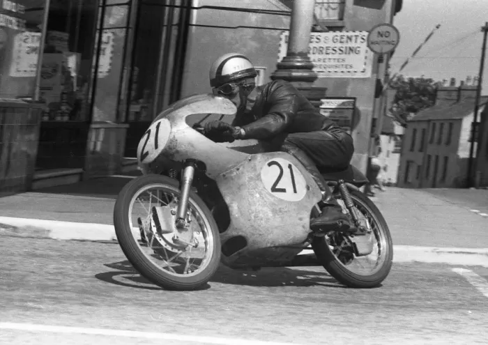 Framed Print : Fron Purslow (Ducati) 1959 Ultra Lightweight TT Framed Print : Fron Purslow (Ducati) 1959 Ultra Lightweight TT