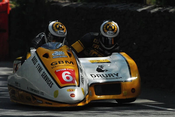Gary Brian & Jamie Winn (Baker Honda) 2013 Sidecar TT