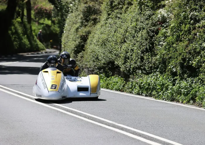 Framed Print : Gary Bryan Philip Hyde Baker Honda 2023 Sidecar TT Framed Print : Gary Bryan Philip Hyde Baker Honda 2023 Sidecar TT