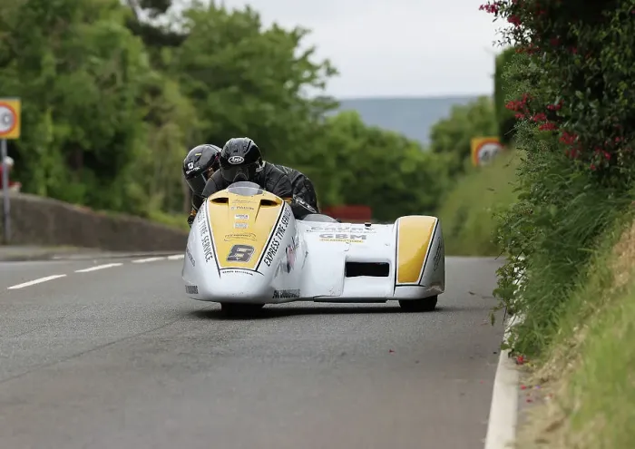 Framed Print : Gary Bryan Philip Hyde Baker Honda 2023 Sidecar TT Framed Print : Gary Bryan Philip Hyde Baker Honda 2023 Sidecar TT