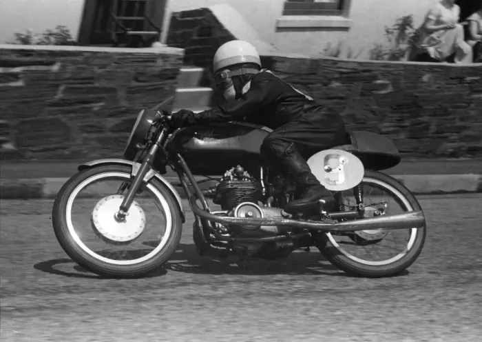 Framed Print : Gary Dickinson (MV) 1958 Ultra Lightweight TT Framed Print : Gary Dickinson (MV) 1958 Ultra Lightweight TT