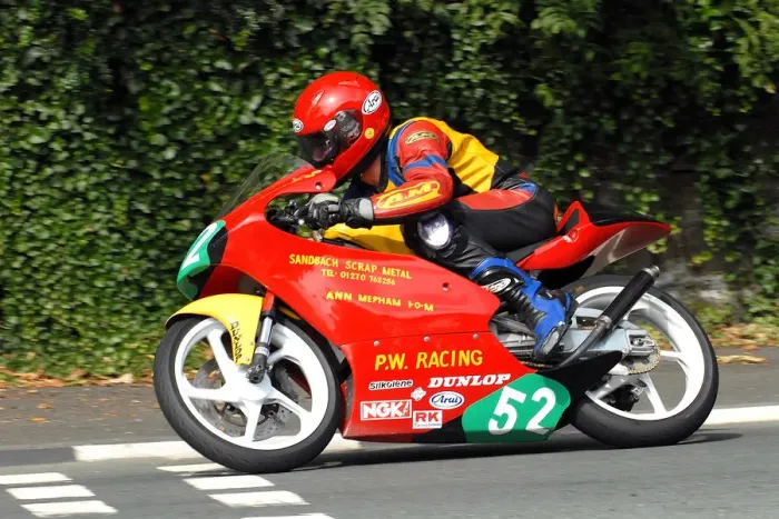 Framed Print : Gary Fowler (Honda) 2010 Ultra Lightweight Manx Grand Prix
