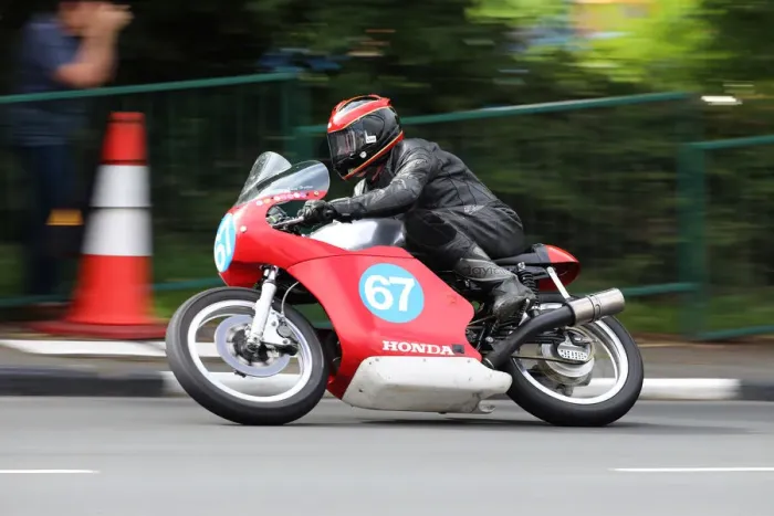 Framed Print : Gary Hutton (Honda) 2019 Junior Classic TT