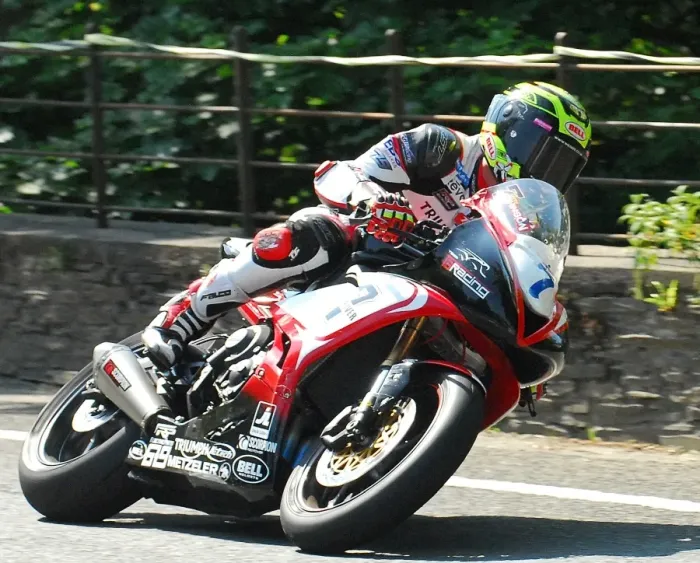 Framed Print : Gary Johnson (Triumph) 2016 Supersport 1 TT Framed Print : Gary Johnson (Triumph) 2016 Supersport 1 TT