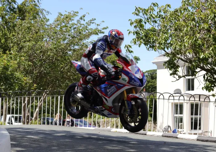 Framed Print : Gary Johnson (Triumph) on Ballaugh Bridge 2019 Supersport TT Framed Print : Gary Johnson (Triumph) on Ballaugh Bridge 2019 Supersport TT