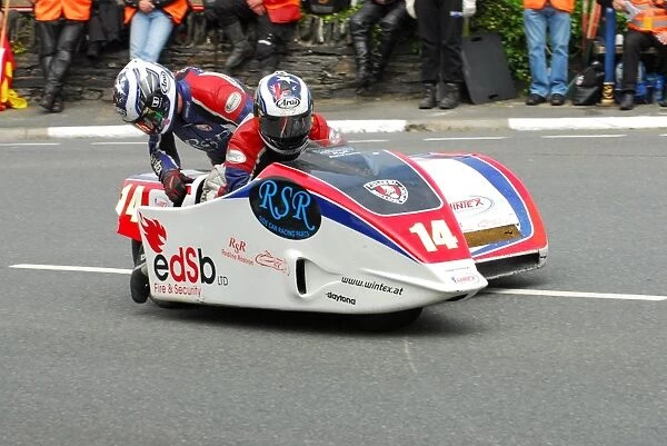 Gary Knight & Dan Knight (DMR Kawasaki) 2013 Sidecar TT