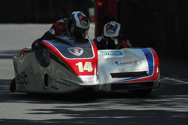 Gary Knight & Dan Knight (DMR Kawasaki) 2013 Sidecar TT