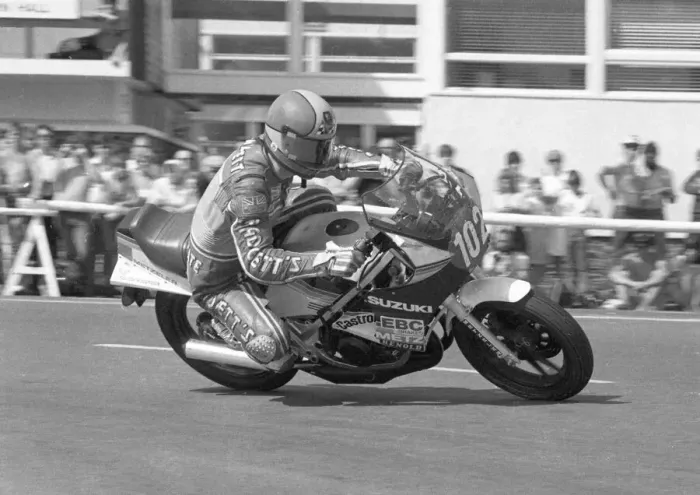 Framed Print : Gary Padgett (Suzuki) 1984 Production TT Framed Print : Gary Padgett (Suzuki) 1984 Production TT