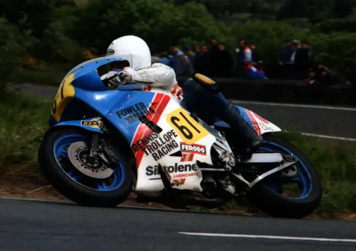 Framed Print : Gary Radcliffe (Yamaha) 1989 Senior TT Framed Print : Gary Radcliffe (Yamaha) 1989 Senior TT