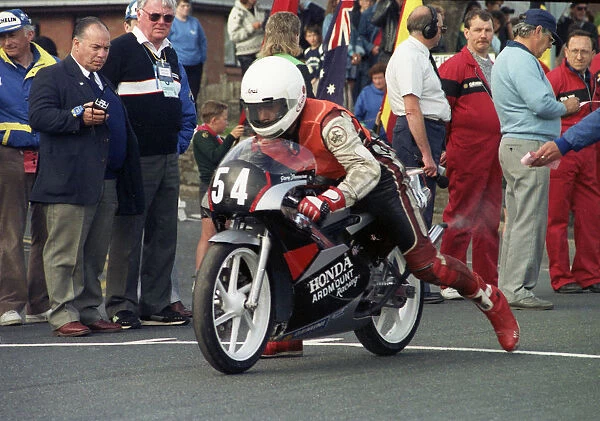 Gary Stevenson (Honda) 1990 Ultra Lightweight TT