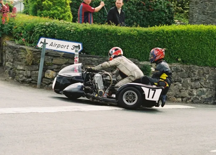 Framed Print : Gary Watson & Alistair Wilson (NSU Lynx) 1994 Pre-TT Classic Framed Print : Gary Watson & Alistair Wilson (NSU Lynx) 1994 Pre-TT Classic