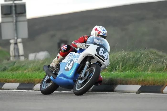 Framed Print : Gavin Lupton Triumph 2012 Formula Classic TT