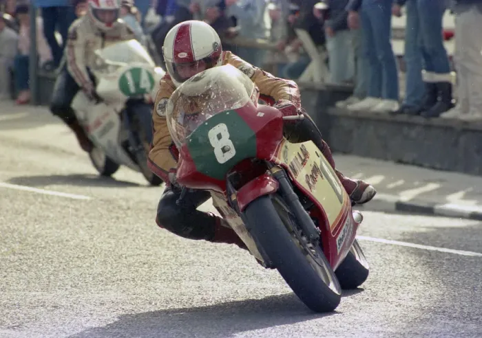 Framed Print : Gene McDonnell (EMC) 1986 Junior TT Framed Print : Gene McDonnell (EMC) 1986 Junior TT