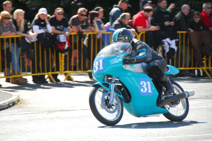 Framed Print : Geoff Bates (Honda) 2014 350 Classic TT