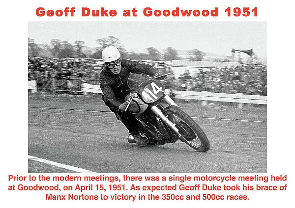 Geoff Duke Norton 1951 Goodwood