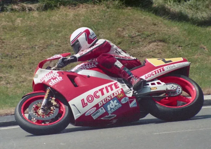 Framed Print : Geoff Johnson (Bimota Yamaha) 1988 Senior TT Framed Print : Geoff Johnson (Bimota Yamaha) 1988 Senior TT