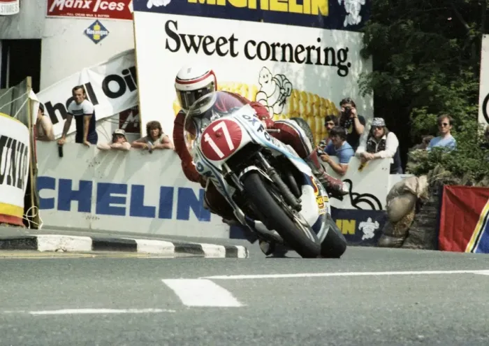 Framed Print : Geoff Johnson (Kawasaki) 1982 Formula One TT Framed Print : Geoff Johnson (Kawasaki) 1982 Formula One TT