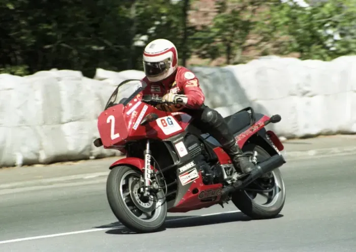 Framed Print : Geoff Johnson (Kawasaki) 1984 Production A TT Framed Print : Geoff Johnson (Kawasaki) 1984 Production A TT