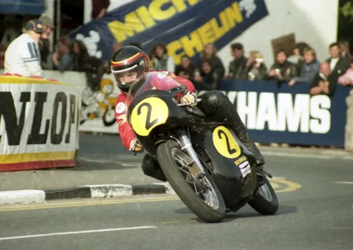 Framed Print : Geoff Johnson (Norton) 1984 Classic TT Framed Print : Geoff Johnson (Norton) 1984 Classic TT