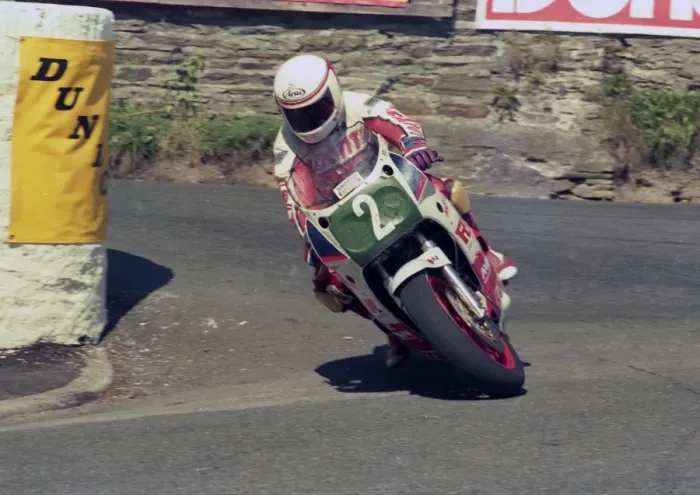 Framed Print : Geoff Johnson (Yamaha) 1987 Production B TT Framed Print : Geoff Johnson (Yamaha) 1987 Production B TT
