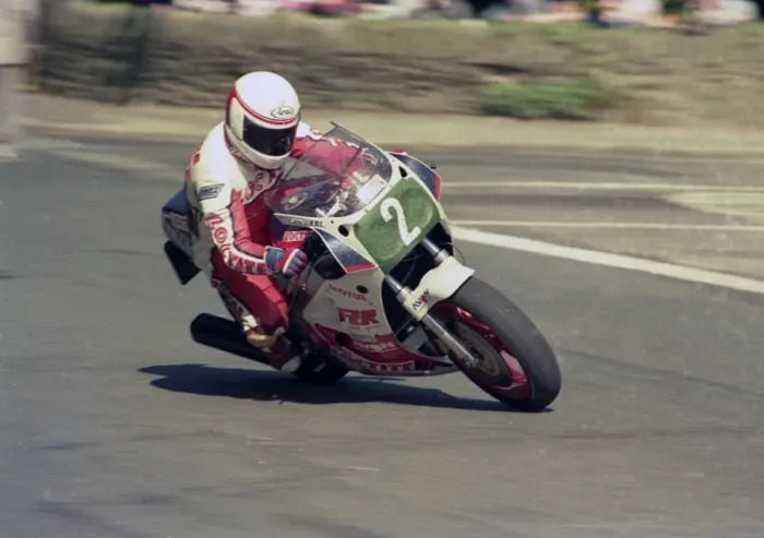 Framed Print : Geoff Johnson (Yamaha) 1987 Production B TT Framed Print : Geoff Johnson (Yamaha) 1987 Production B TT