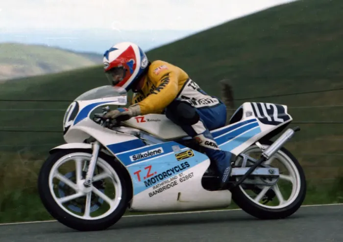 Framed Print : Geoff McMullan (Honda) 1991 Lightweught TT Framed Print : Geoff McMullan (Honda) 1991 Lightweught TT
