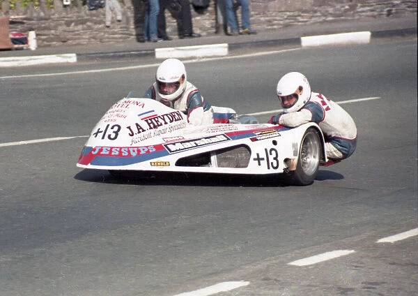 Geoff Rushbrook & B Smith (Yamaha) 1984 Sidecar TT