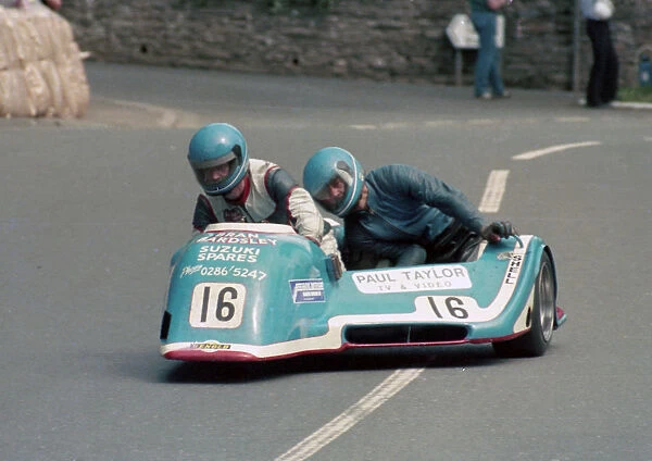 Geoff Rushbrook & Geoff Leitch (Ireson Yamaha) 1986 Sidecar TT