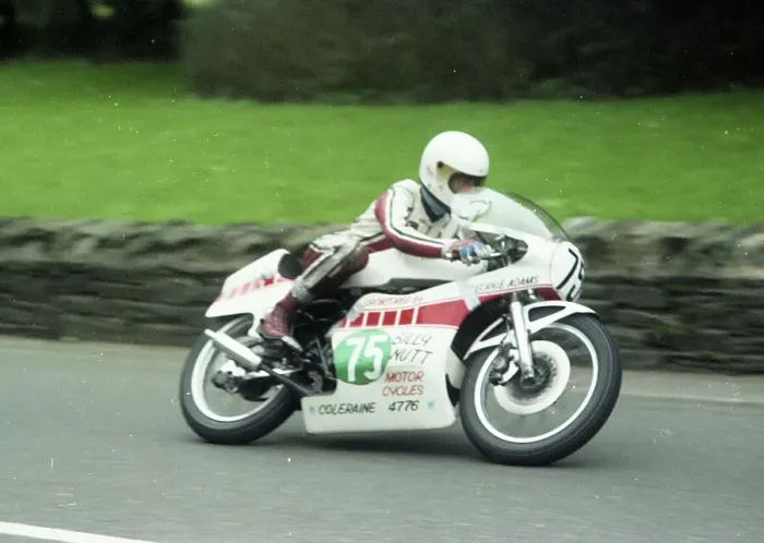 Framed Print : George Adams (Yamaha) at Greeba Bridge