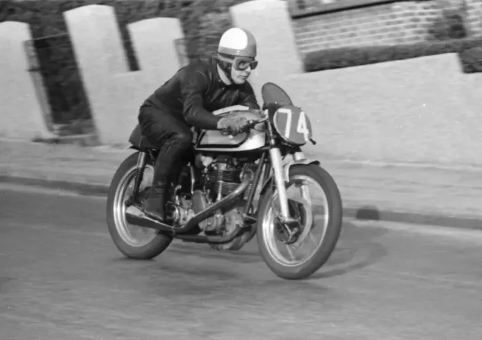 Framed Print : George Catlin (Norton) 1957 Senior TT Framed Print : George Catlin (Norton) 1957 Senior TT