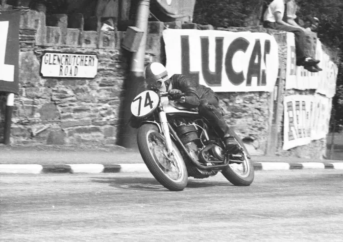 Framed Print : George Catlin (Norton) 1957 Senior TT Framed Print : George Catlin (Norton) 1957 Senior TT