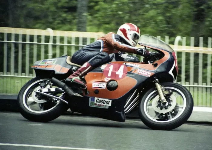Framed Print : George Fogarty (Kawasaki) 1980 Formula One TT Framed Print : George Fogarty (Kawasaki) 1980 Formula One TT