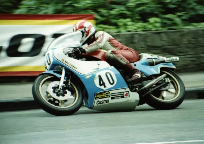 Framed Print : George Fogarty (Suzuki) 1980 Classic TT Framed Print : George Fogarty (Suzuki) 1980 Classic TT