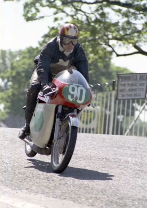 Framed Print : George Franks (Bultaco) 1969 Lightweight TT
