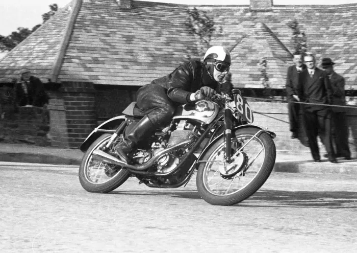 Framed Print : George Northwood (BSA) 1955 Senior TT Framed Print : George Northwood (BSA) 1955 Senior TT